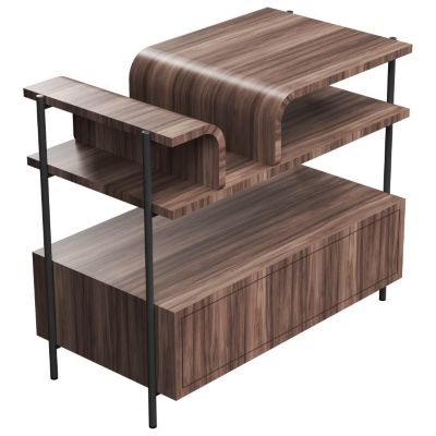 Accord Lighting Cascade F1029 Bedside Table - Color: Brown - F1029.18