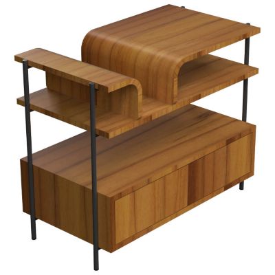 Accord Lighting Cascade F1029 Bedside Table - Color: Brown - F1029.12
