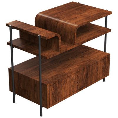 Accord Lighting Cascade F1029 Bedside Table - Color: Brown - F1029.06