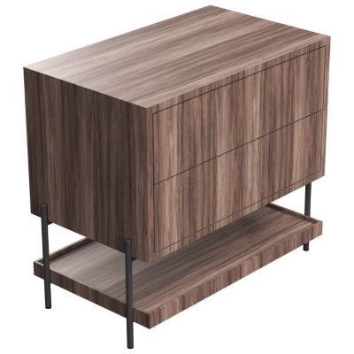 Accord Lighting Clean F1028 Bedside Table - Color: Brown - F1028.18