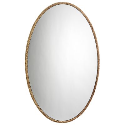 Alder & Ore Sosie Oval Mirror - Color: Brown