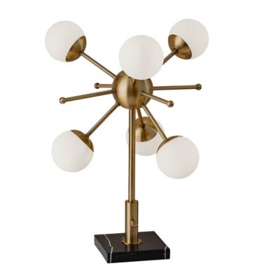 Adesso Doppler Table Lamp - Color: Brass - Size: 6 light - 4270-21