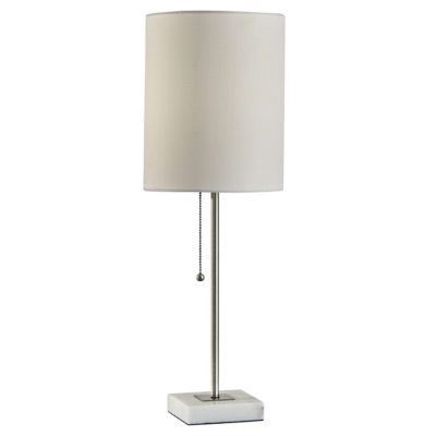 Adesso Fiona Table Lamp - Color: White - Size: 1 light - 5177-22