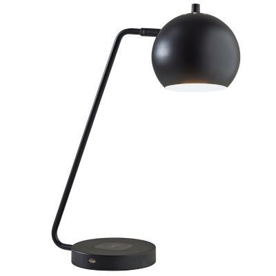 Adesso Emerson Charge Desk Lamp - Color: Black - Size: 1 light - 5131-01