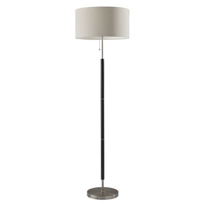 Adesso Hamilton Floor Lamp - Color: Black - Size: 1 light - 3377-01