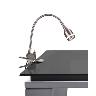 Adesso Prospect LED Clip Lamp - Color: Silver - 3217-22