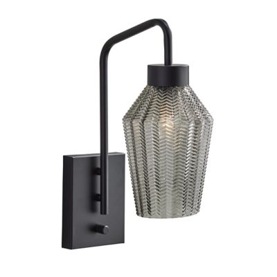 Adesso Belfry Wall Sconce - Color: Black - Size: 1 light - 3876-01