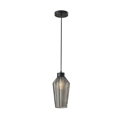 Adesso Belfry Mini Pendant Light - Color: Grey - Size: 1 light - 3877-01