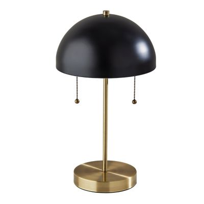 Adesso Bowie Table Lamp - Color: Black - Size: 2 light - 5132-01