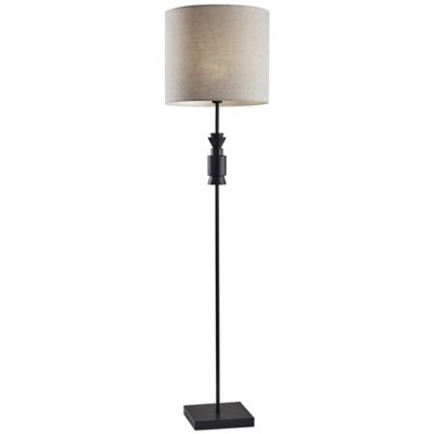 Adesso Elton Floor Lamp - Color: Black - 4049-01