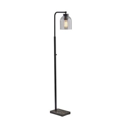 Adesso Bristol Floor Lamp - Color: Black - Size: 1 light - 4289-01