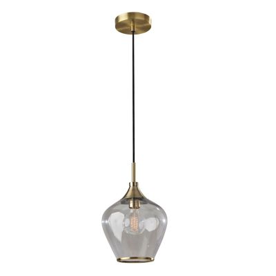 Adesso Bradford Mini Pendant Light - Color: Clear - Size: 1 light - 3921-21