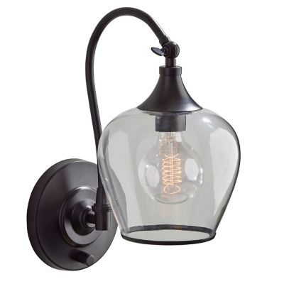 Adesso Bradford Wall Sconce - Color: Clear - Size: 1 light - 3920-26