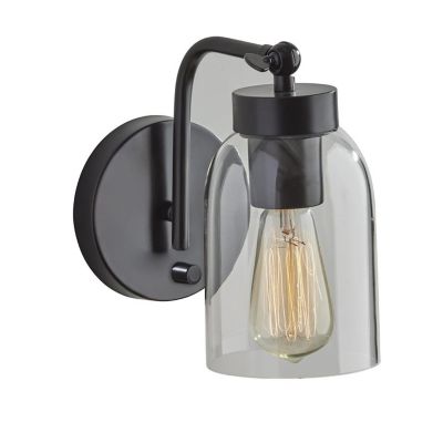 Adesso Bristol Wall Sconce - Color: Black - Size: 1 light - 4286-01