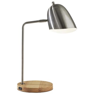 Adesso Jude Desk Lamp - Color: Silver - Size: 1 light - SL4918-22