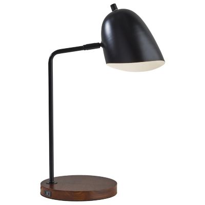 Adesso Jude Desk Lamp - Color: Black - Size: 1 light - SL4918-01