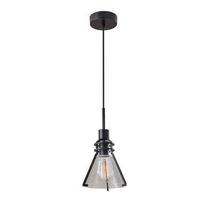 Adesso Beckett Mini Pendant Light - Color: Clear - Size: 1 light - 2127-01