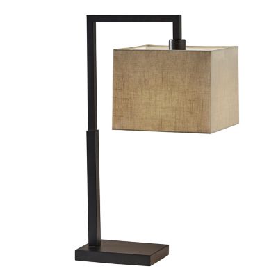 Adesso Richard Table Lamp - Color: Black - Size: 1 light - 4327-01