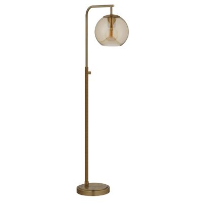 Adesso Globe Floor Lamp - Color: Brass - Size: 1 light - AF47013