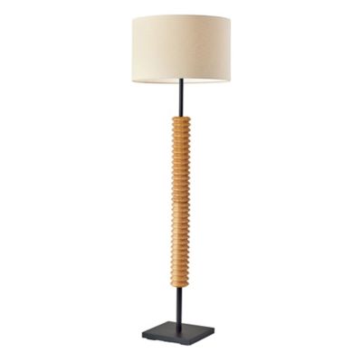 Adesso Judith Floor Lamp - Color: Brown - Size: 1 light - 3767-12