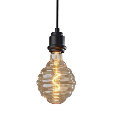 Adesso Wren Mini Pendant Light - Color: Black - Size: 1 light - 3845-01