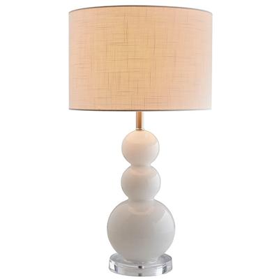 Modern Glass Stacked Ball Table Lamp