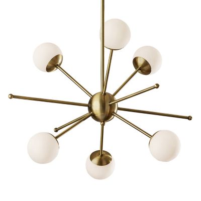 Adesso Doppler Chandelier - Color: Brass - Size: 6 light - 4273-21