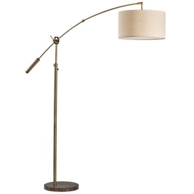 Adesso Adler Arc Floor Lamp - Color: Brass - Size: 1 light - 5186-21