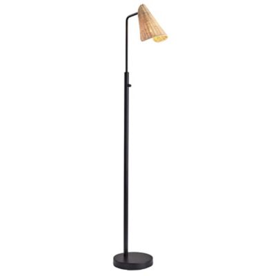 Adesso Cove Floor Lamp - Color: Black - Size: 1 light - 5113-01