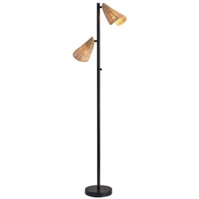 Adesso Cove Tree Lamp - Color: Black - Size: 2 light - 5114-01