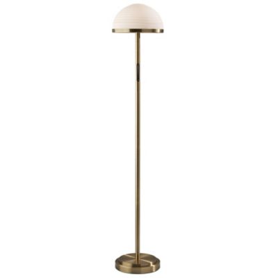 Adesso Juliana LED Floor Lamp Lamp With Smart Switch - Color: Brass - Size: