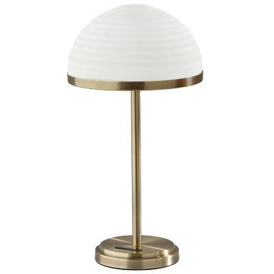 Adesso Juliana LED Table Lamp Lamp With Smart Switch - Color: Brass - Size: