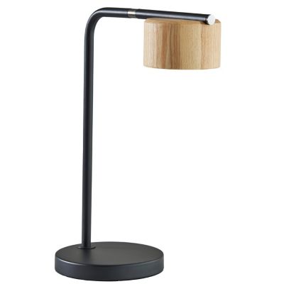 Adesso Roman LED Desk Lamp - Color: Black - Size: 1 light - 6106-01