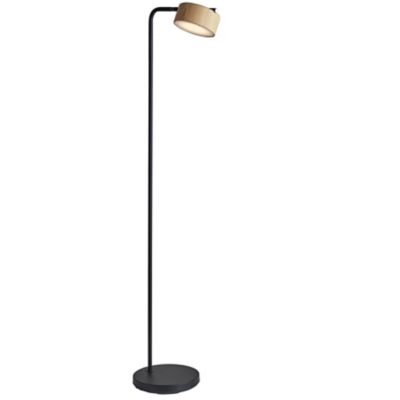 Adesso Roman LED Floor Lamp - Color: Black - Size: 1 light - 6107-01