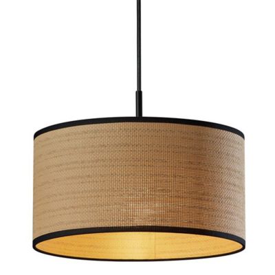 Adesso Harvest Pendant Light - Color: Beige - Size: Small - 4001-01