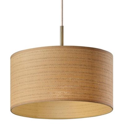 Adesso Harvest Pendant Light - Color: Beige - Size: Small - 4001-21