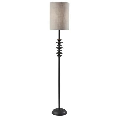 Adesso Beatrice Floor Lamp - Color: Black - Size: 1 light - 1606-01