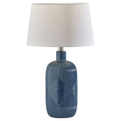 Adesso Maisie 2 Piece Table Lamp Set - Color: Blue - Size: 2 light - SL1157