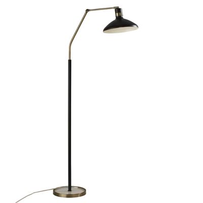 Adesso Bryson Task Floor Lamp - Color: Black - 3598-21