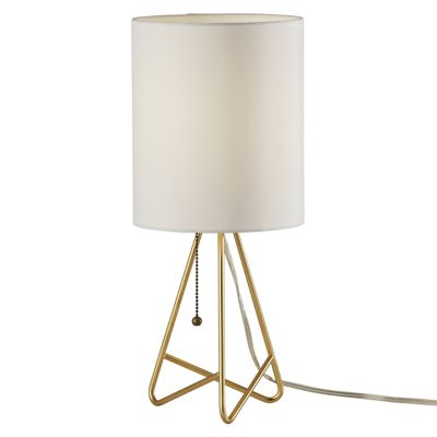 Adesso Nell Table Lamp - Color: Brass - Size: 1 light - SL4923-21