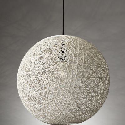 Adesso Havana Pendant Light - Color: White - 4313-12