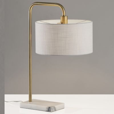 Adesso Justine Table Lamp - Color: Brass - 4337-21