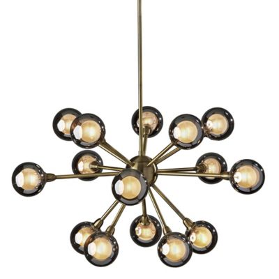 Adesso Starling Chandelier - Color: Brass - Size: 15 light - 3585-21