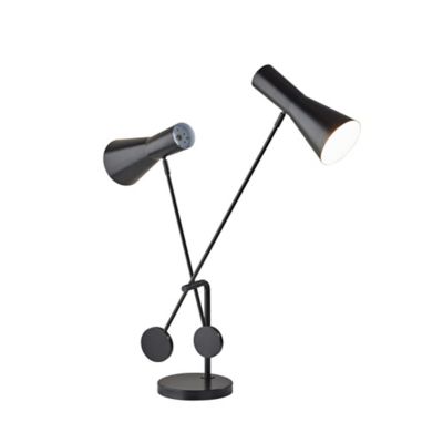 ADS360 Bond Desk Lamp - Color: Black - Size: 2 light - AD9114-01