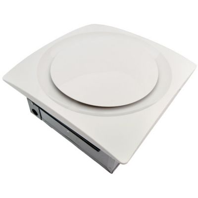 Slim Fit Square Profile Quiet Bathroom Exhaust Fan with LED Light by Aero  Pure at Lumens.com