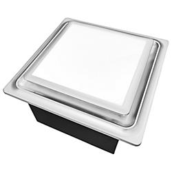 Square Bathroom Exhaust Fan with Adjustable Speed and Humidity Sensor