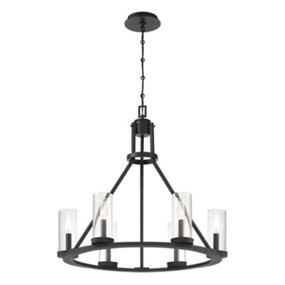 Alder & Ore Pam Chandelier - Color: Black - Size: 6 light