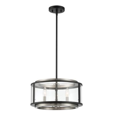 Alder & Ore Toby Pendant/Semi-Flushmount Light - Color: Clear - Size: 16 In