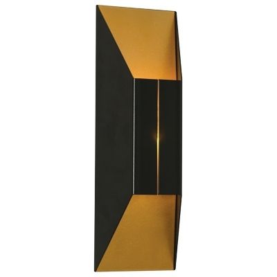 AFX Lighting Summit LED Wall Sconce - Color: Black - Size: 1 light - SUMS05