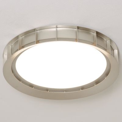 AFX Lighting Tatum LED Flushmount Light - Color: Silver - Size: 12-In. Diam